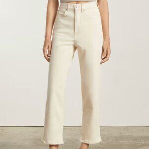 Everlane The Way High Jean in Ecru